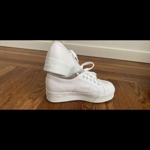 WHITE PLATFORM SUPERGAS SIZE 38